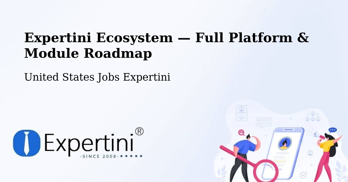 Expertini Ecosystem — Full Platform & Module Roadmap – Lone Tree